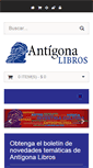 Mobile Screenshot of antigonalibros.com.ar